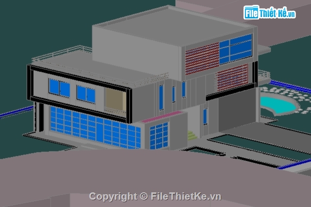 Mẫu nhà,cad nhà,nhà hiện đại